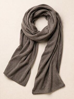 Jersey Scarf - Heathered Brown